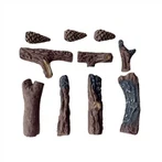 Amazonova vroča prodaja polen za požar 3-8inch 10pcs/set